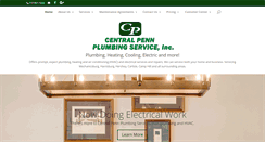Desktop Screenshot of centralpennplumbing.com